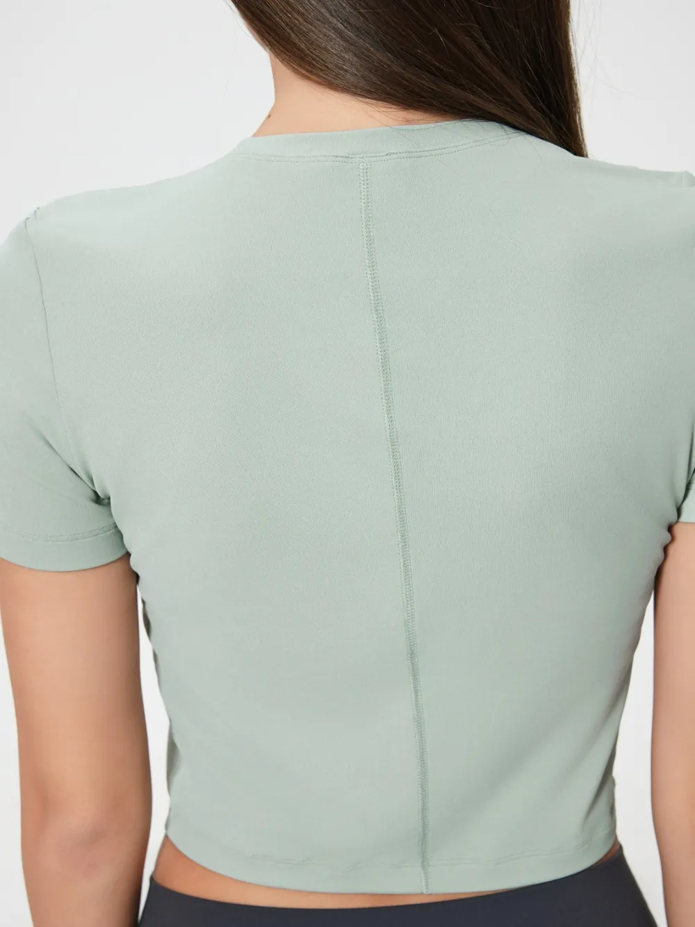 Round Neck Short Sleeve Active T-Shirt, image 3