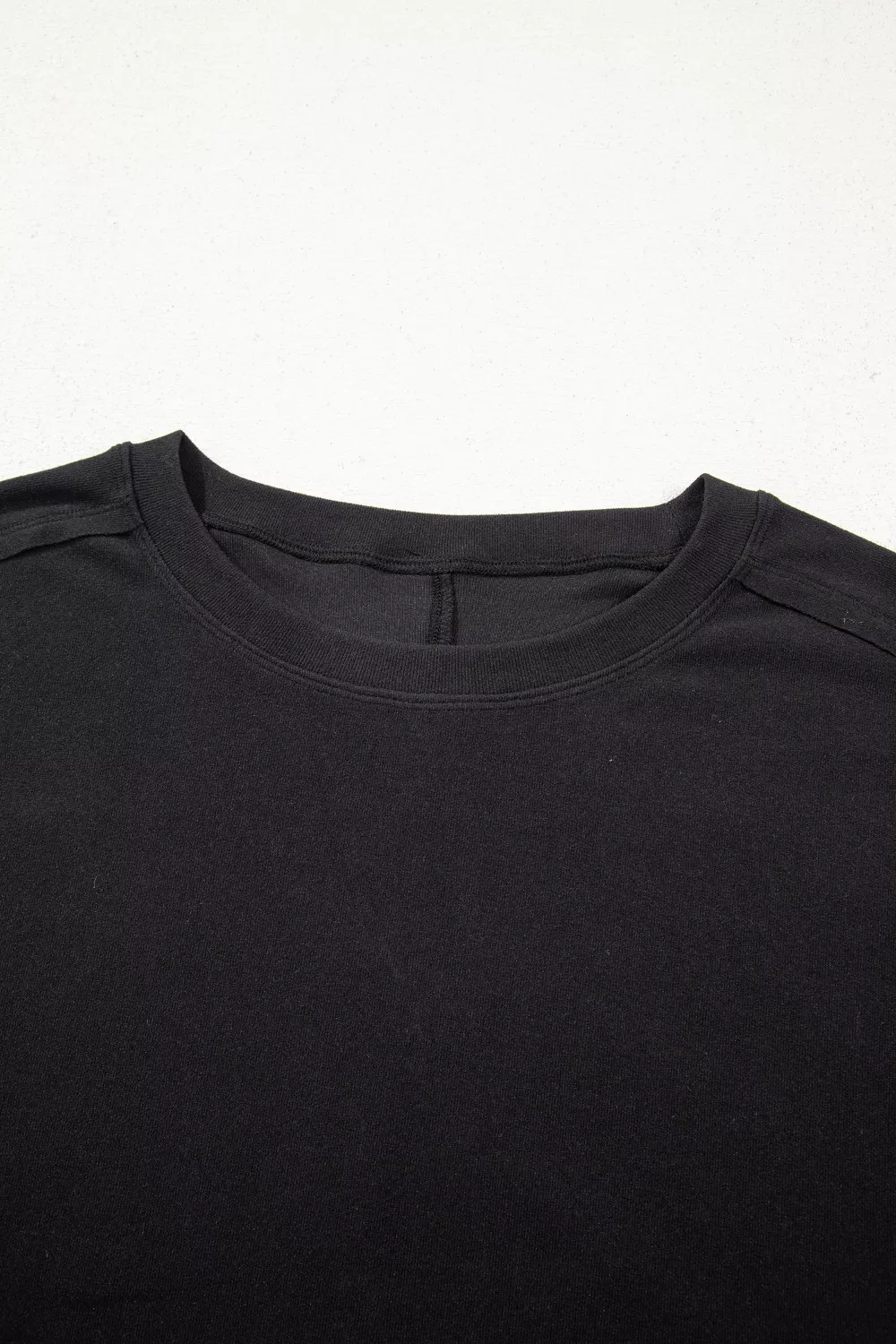 Round Neck Lace Sleeve Relaxed Fit Top, image 8