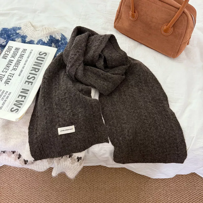 Texture Knit Winter Scarf, image 6