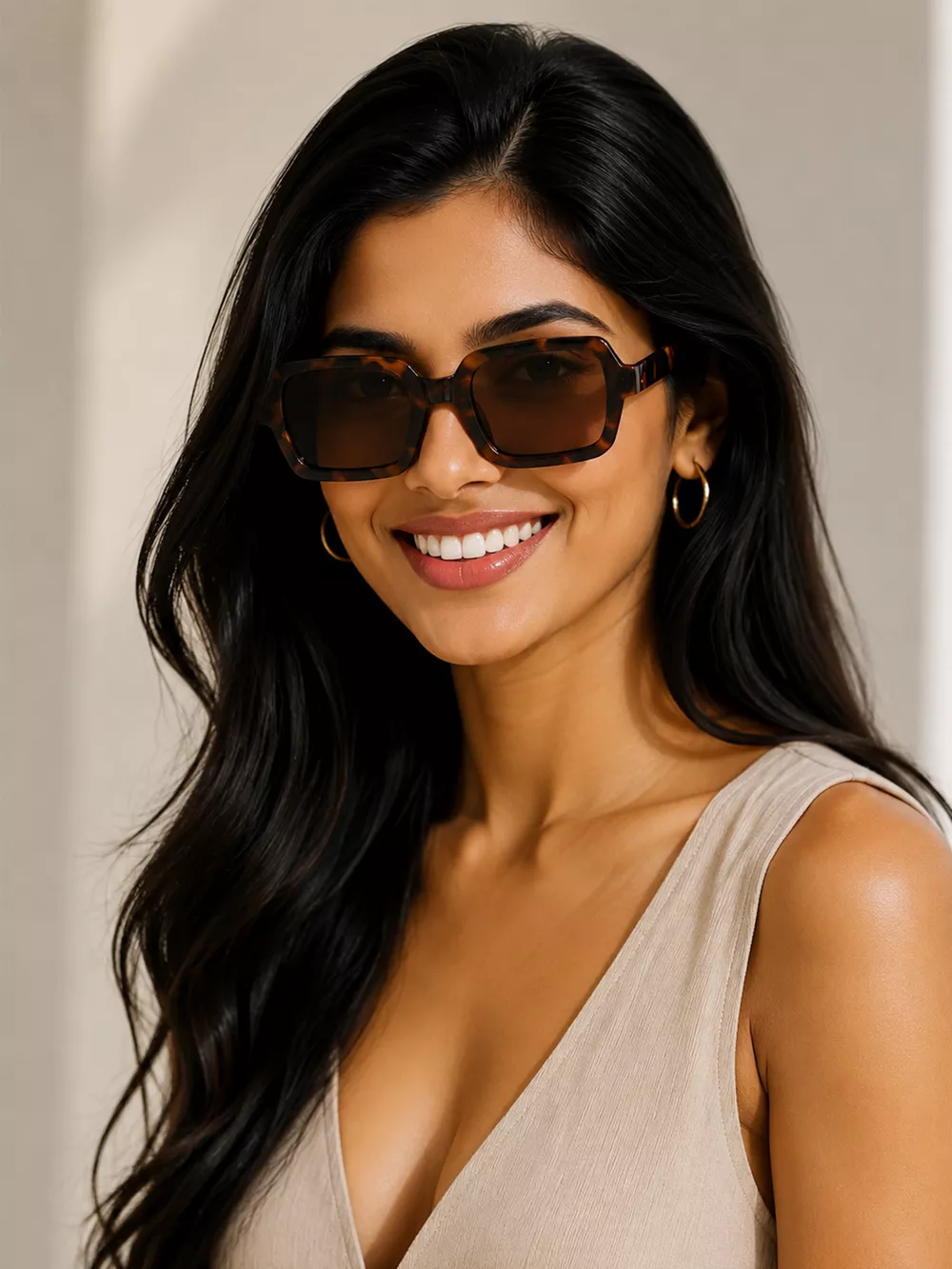 Retro Rectangular Sunglasses, image 12