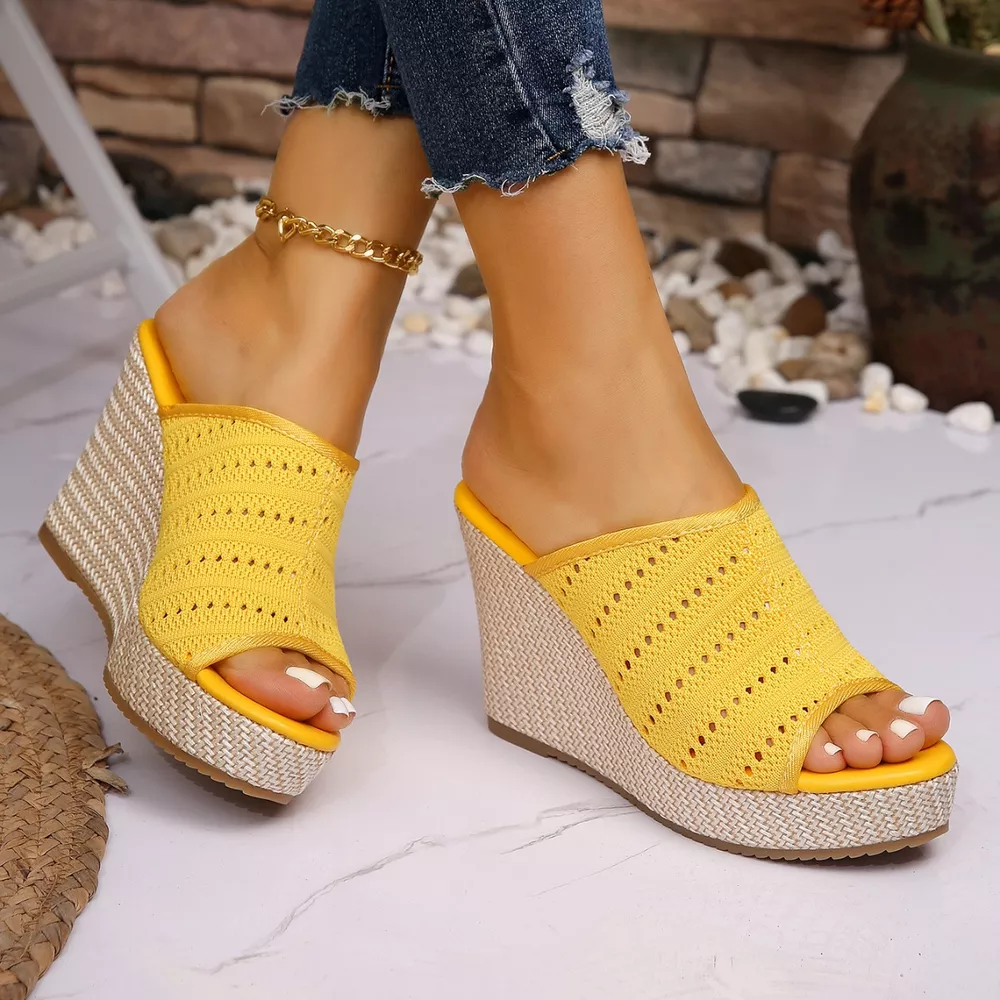 Open Toe Wedge Sandals, image 3