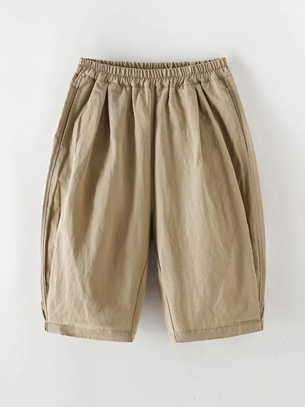 Children's Casual Elastic Waist Capris, image 2