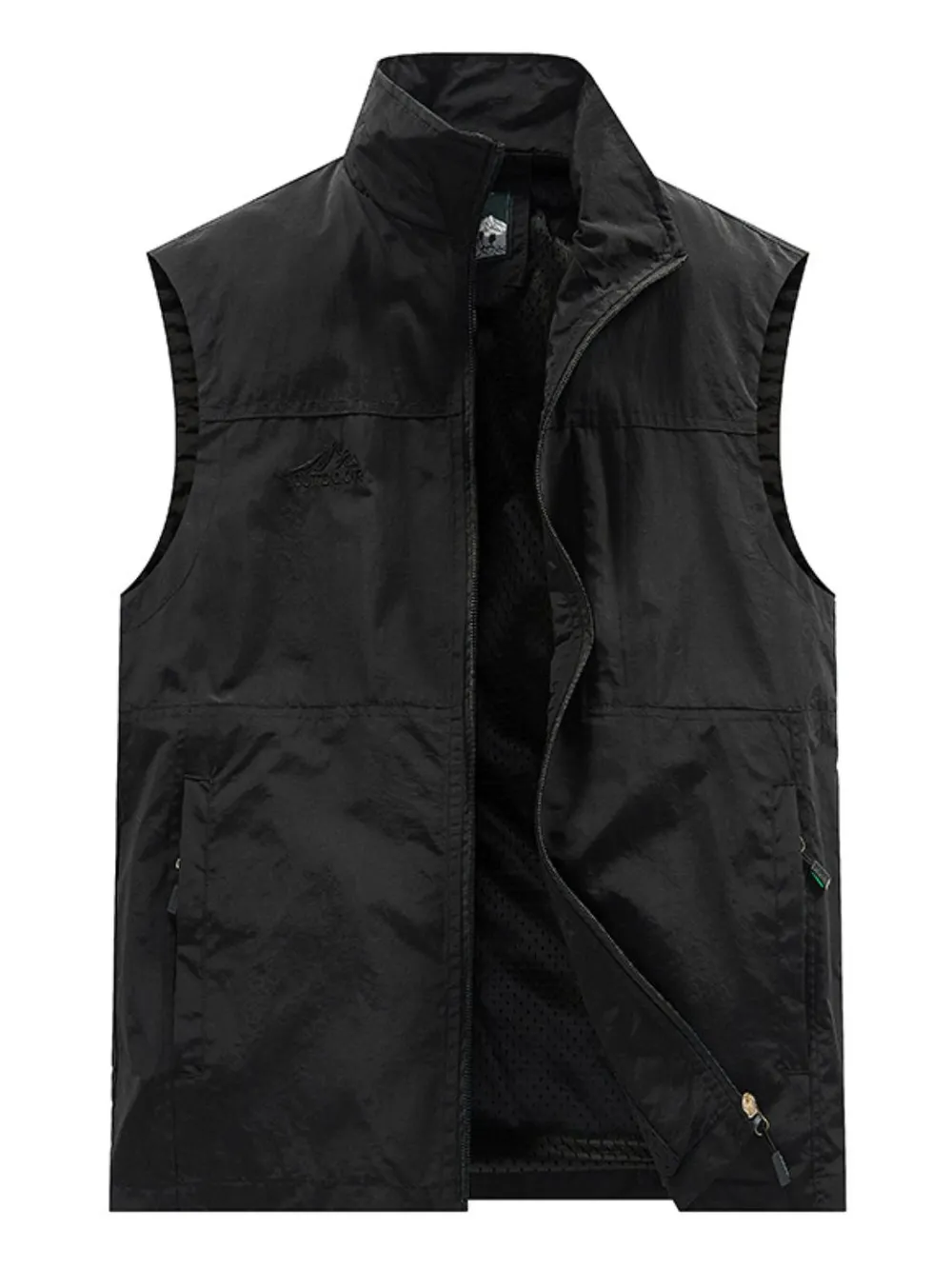 Men's Plus Size Zip Up Vest, image 6