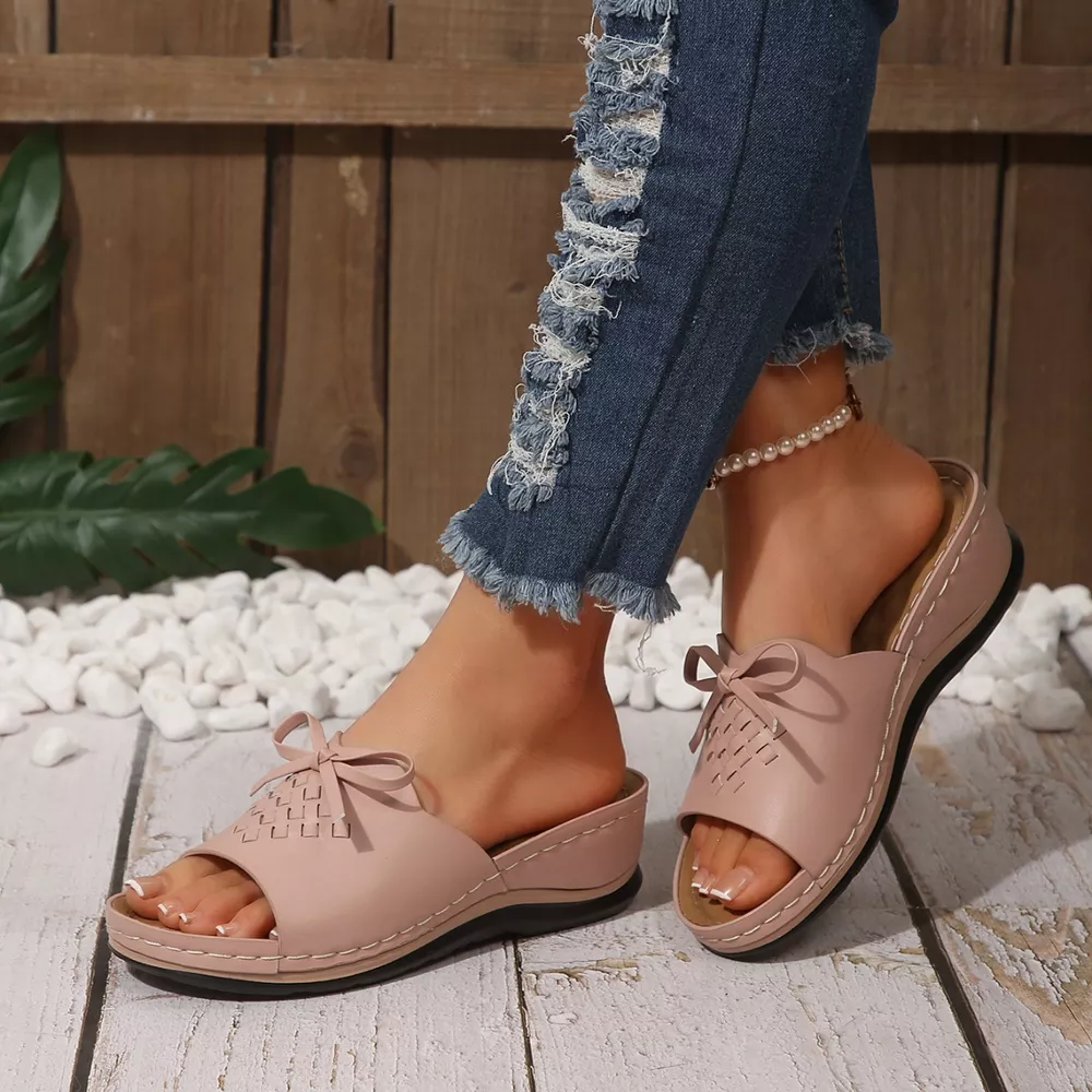 Open Toe Wedge Sandals, image 4