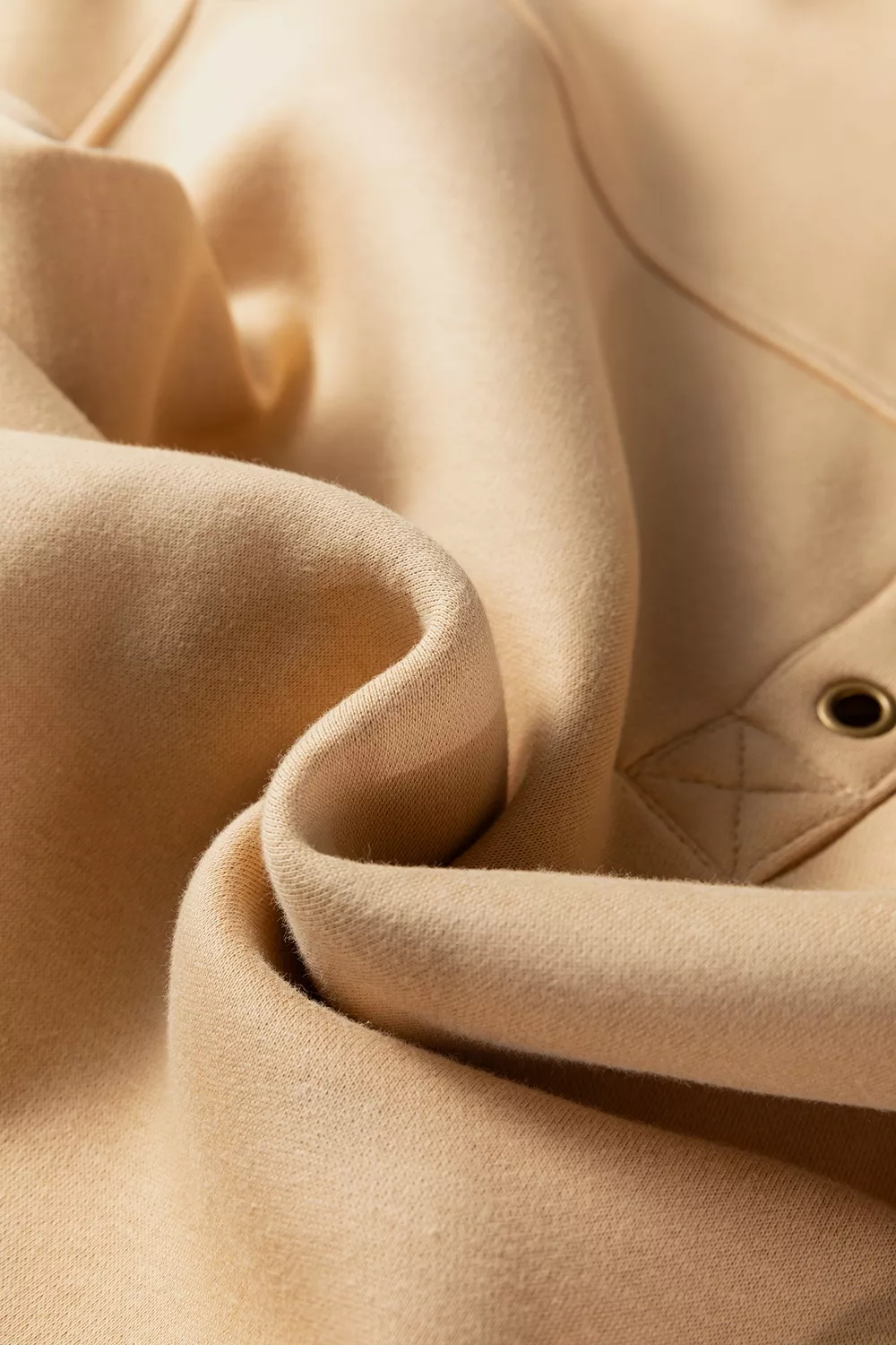 Eyelet Button Placket Dropped Shoulder Sweatshirt, image 10