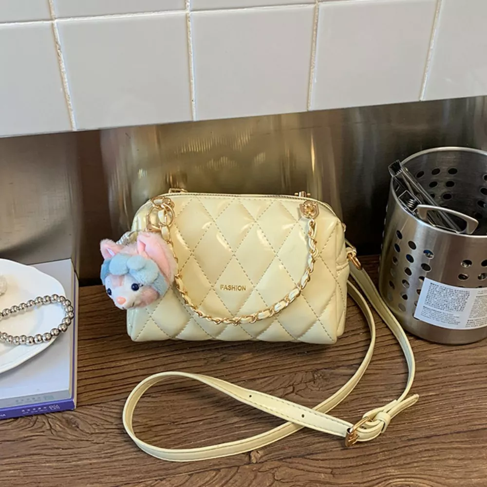 Quilted Chain Strap Crossbody Bag, image 2