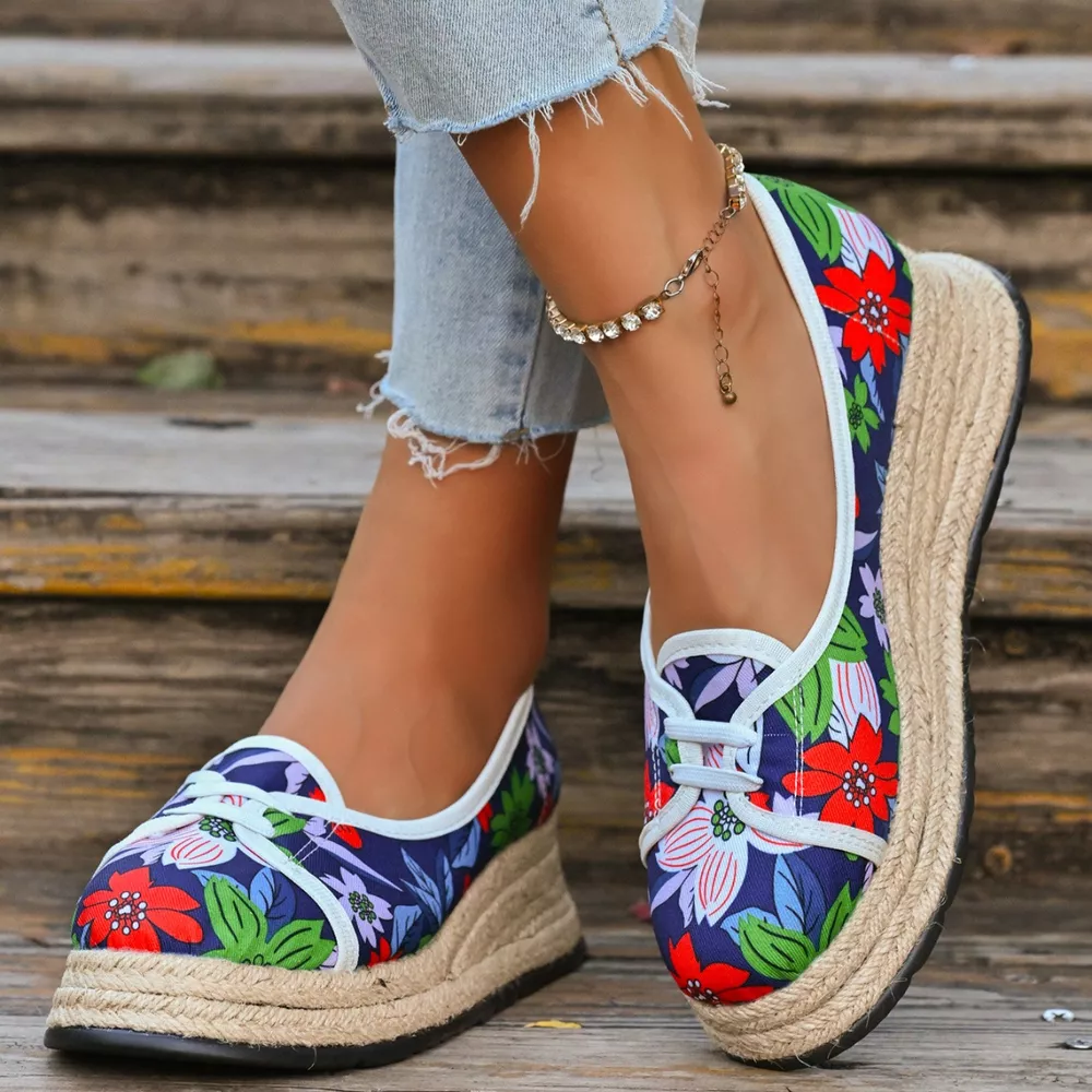 Round Toe Platform Slip-Ons, image 7