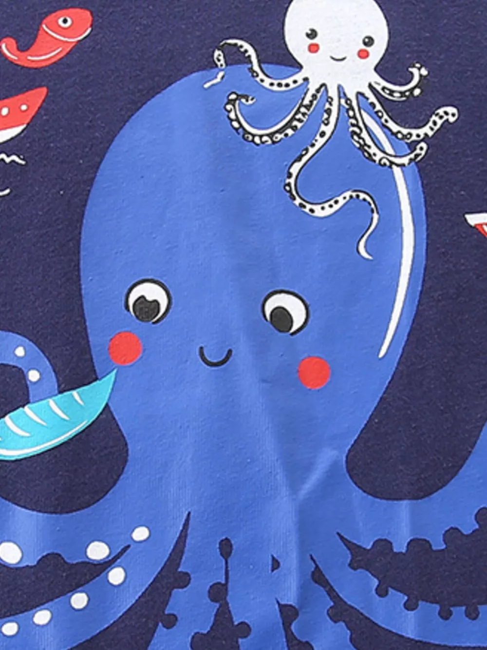 Children's Octopus Graphic Tee and Shorts Set, image 4