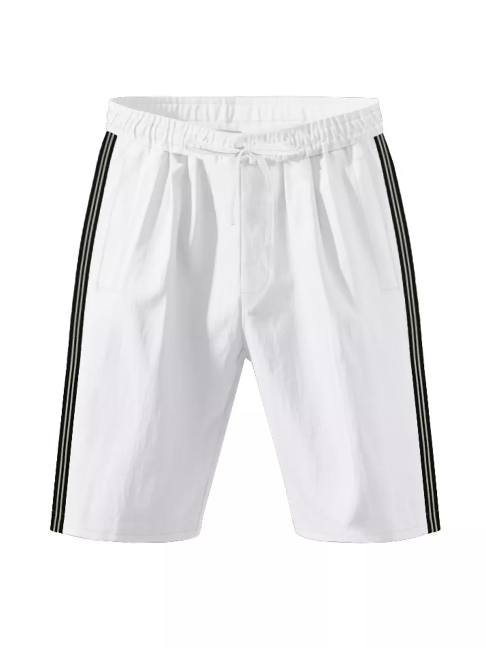 Men's Full Size Casual Striped Shorts Plus Size, image 3