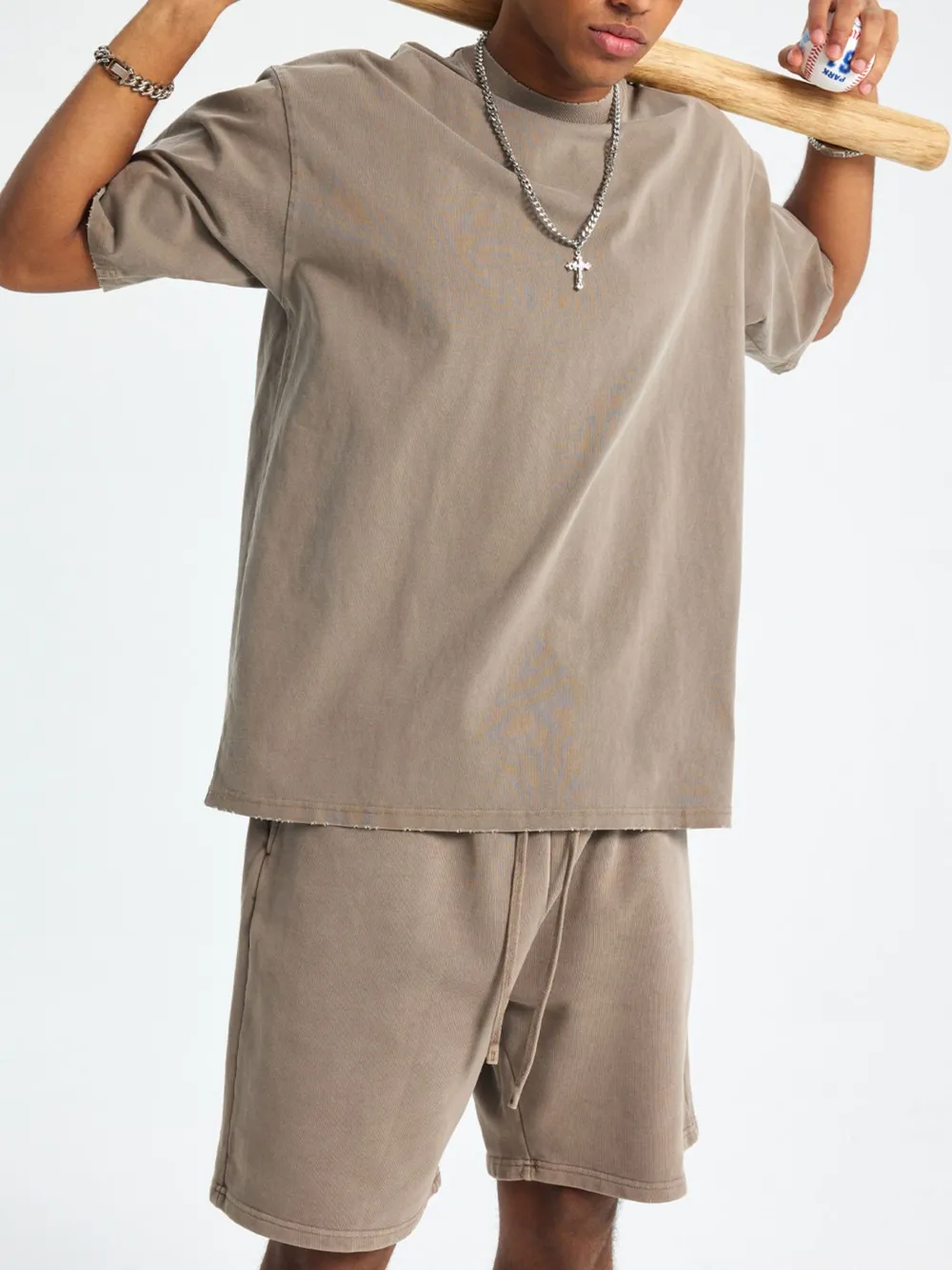 Men's Casual Oversized Cotton T-Shirt, image 3