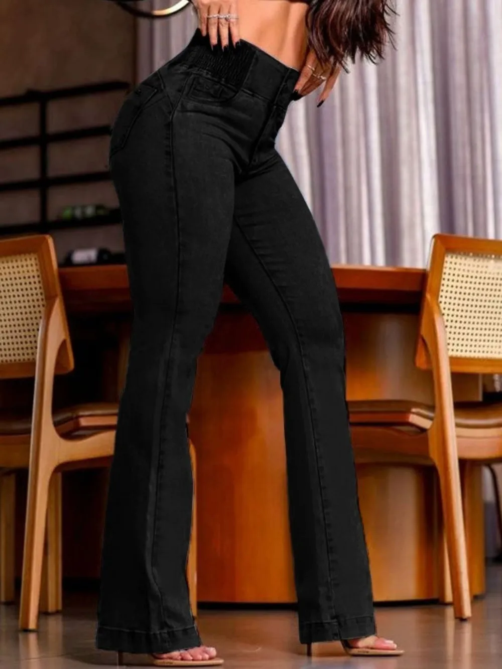 High Rise Bootcut Jeans, image 5