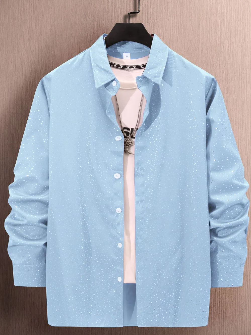 Men's Full Size Button Up Long Sleeve Shirt Plus Size, image 10