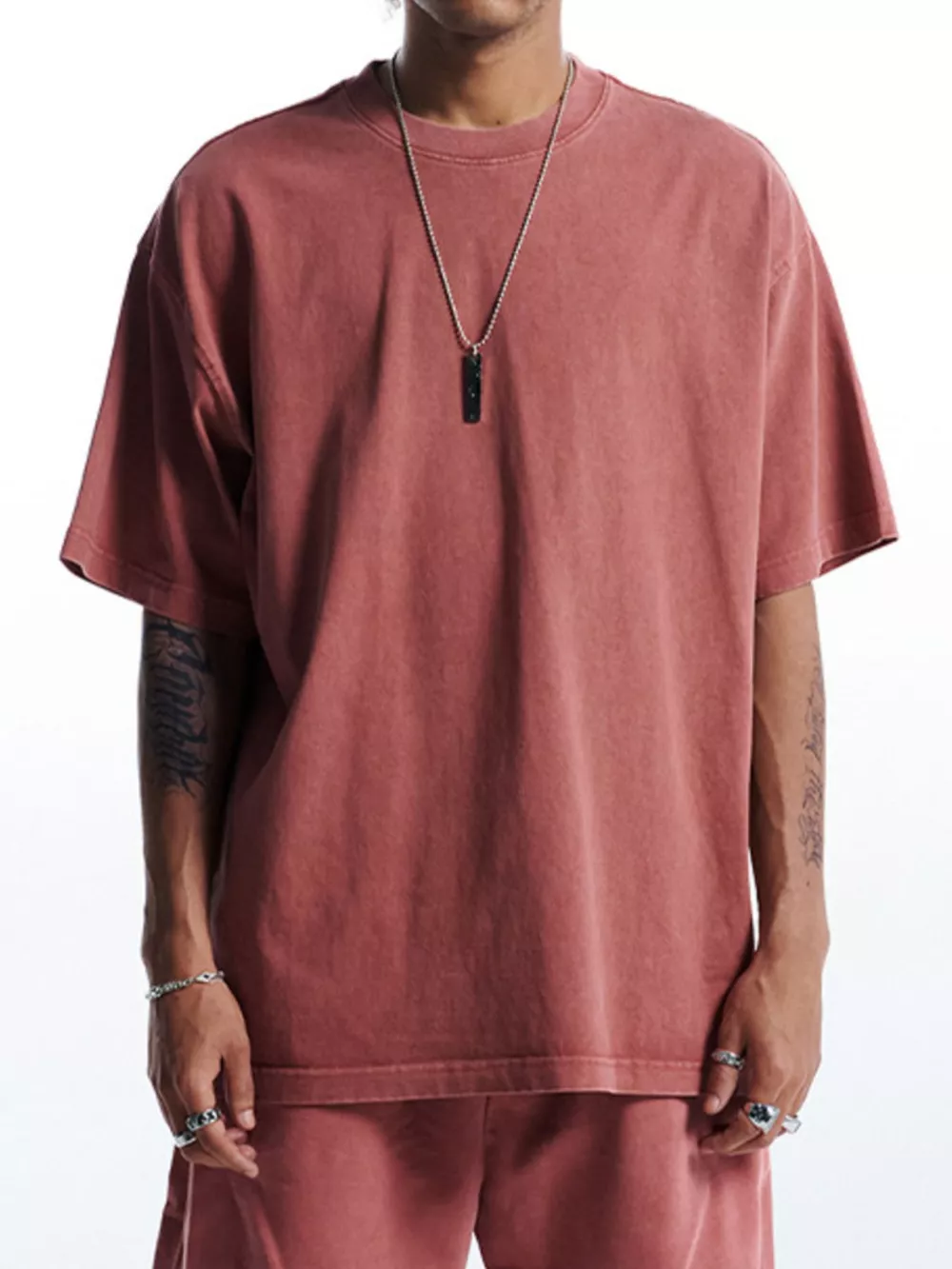 Men's Round Neck Short Sleeve T-Shirt, image 5