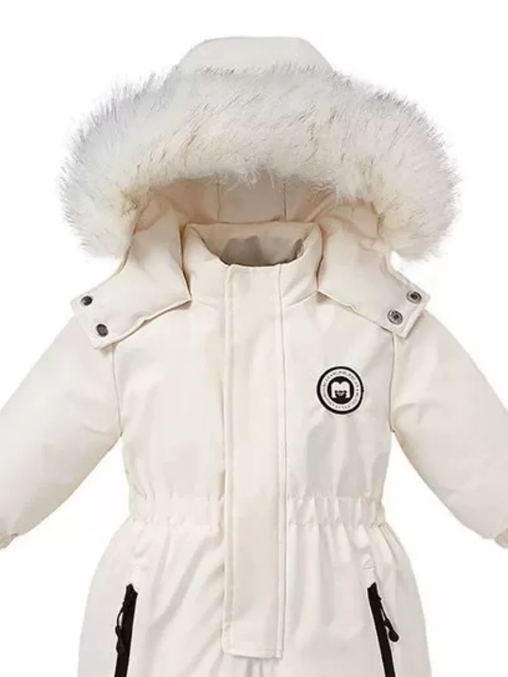 Children's Faux Fur Hood One-Piece, image 3