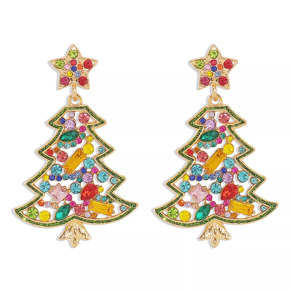 Christmas Tree Dangle Earrings, image 11
