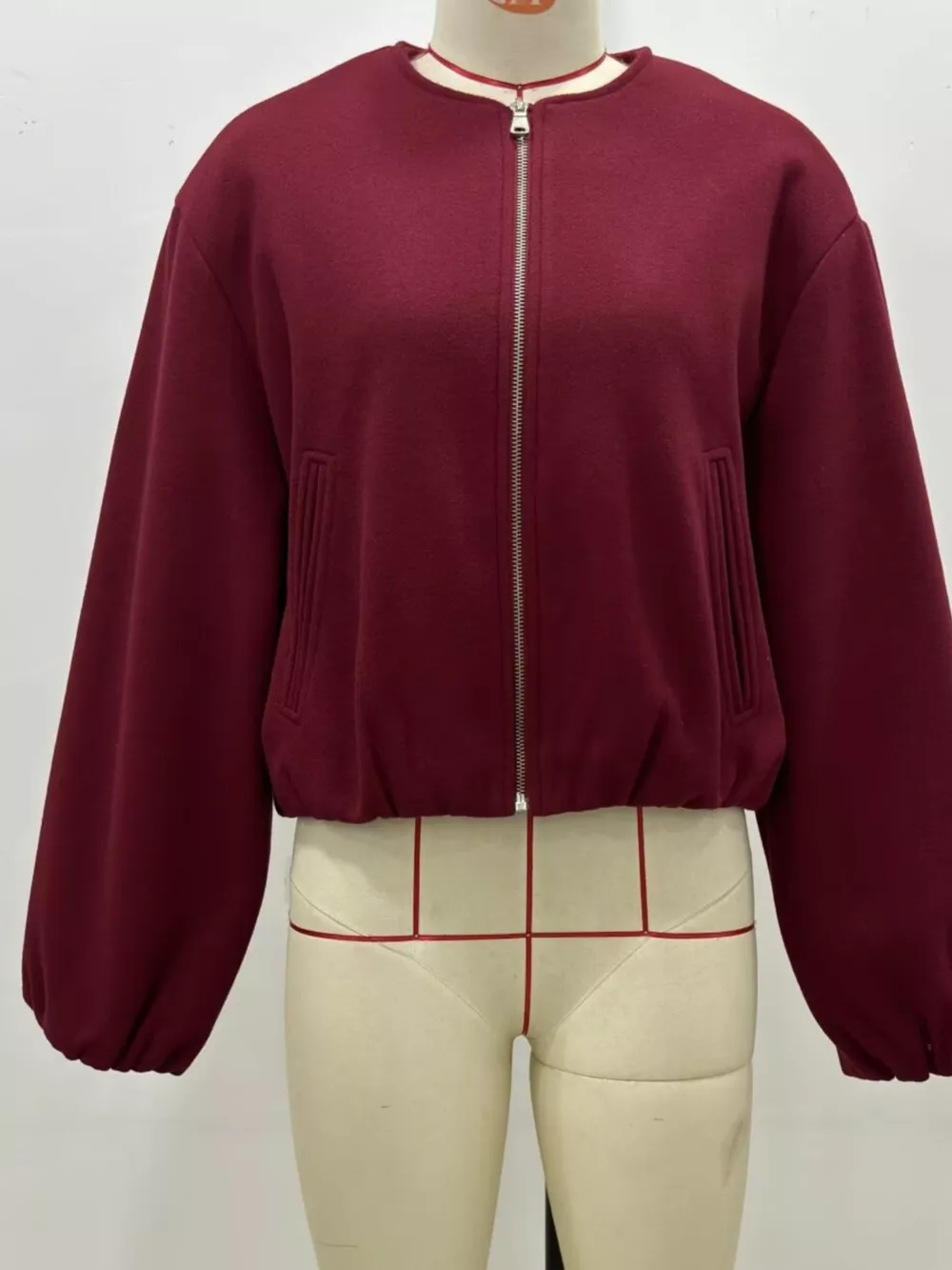 Zip Up Cropped Jacket, image 9
