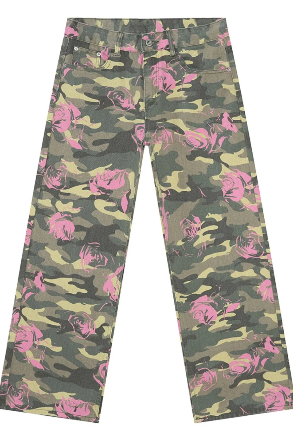 Camouflage Jeans with Pockets, image 9