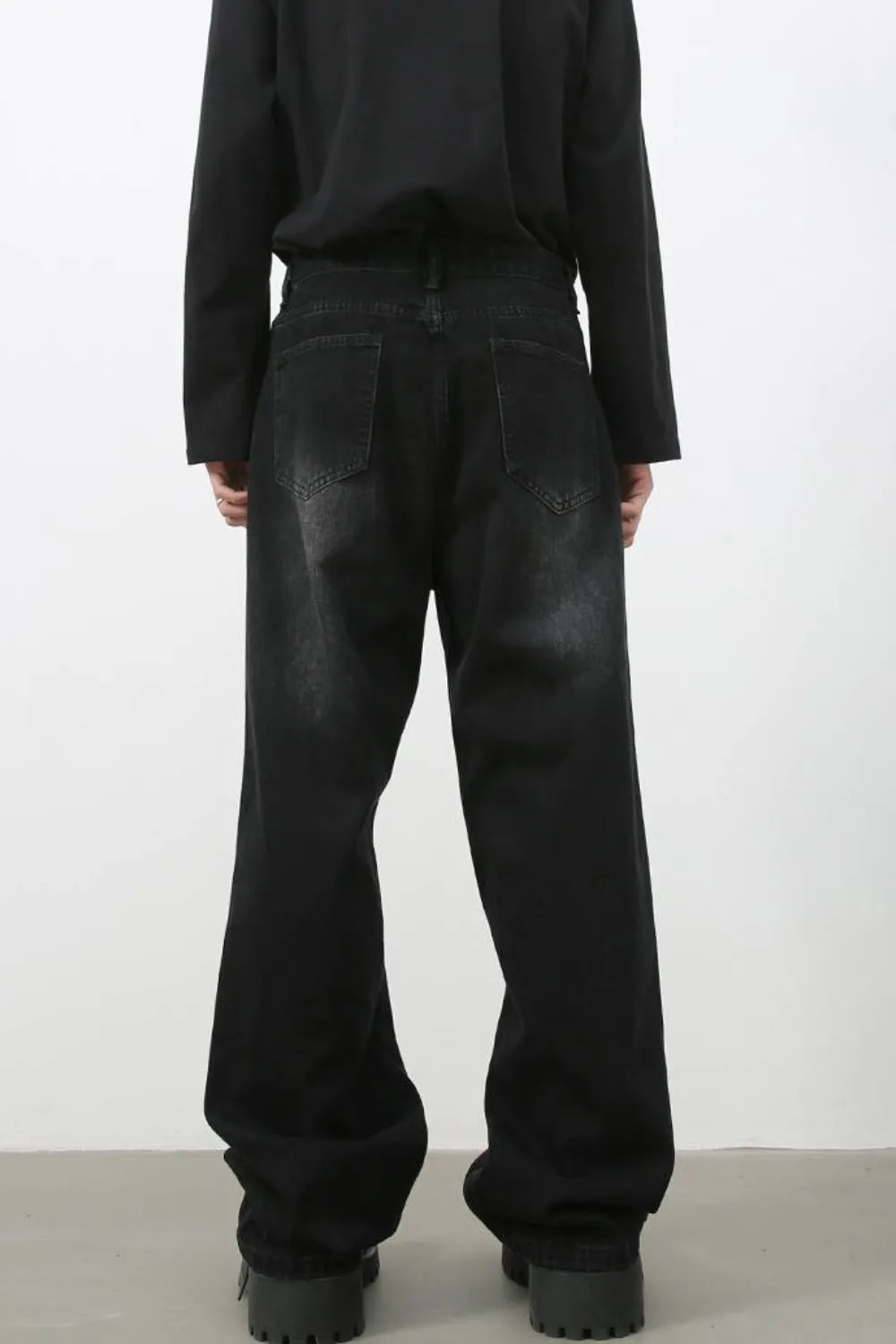Men's Wide Leg Jeans, image 2