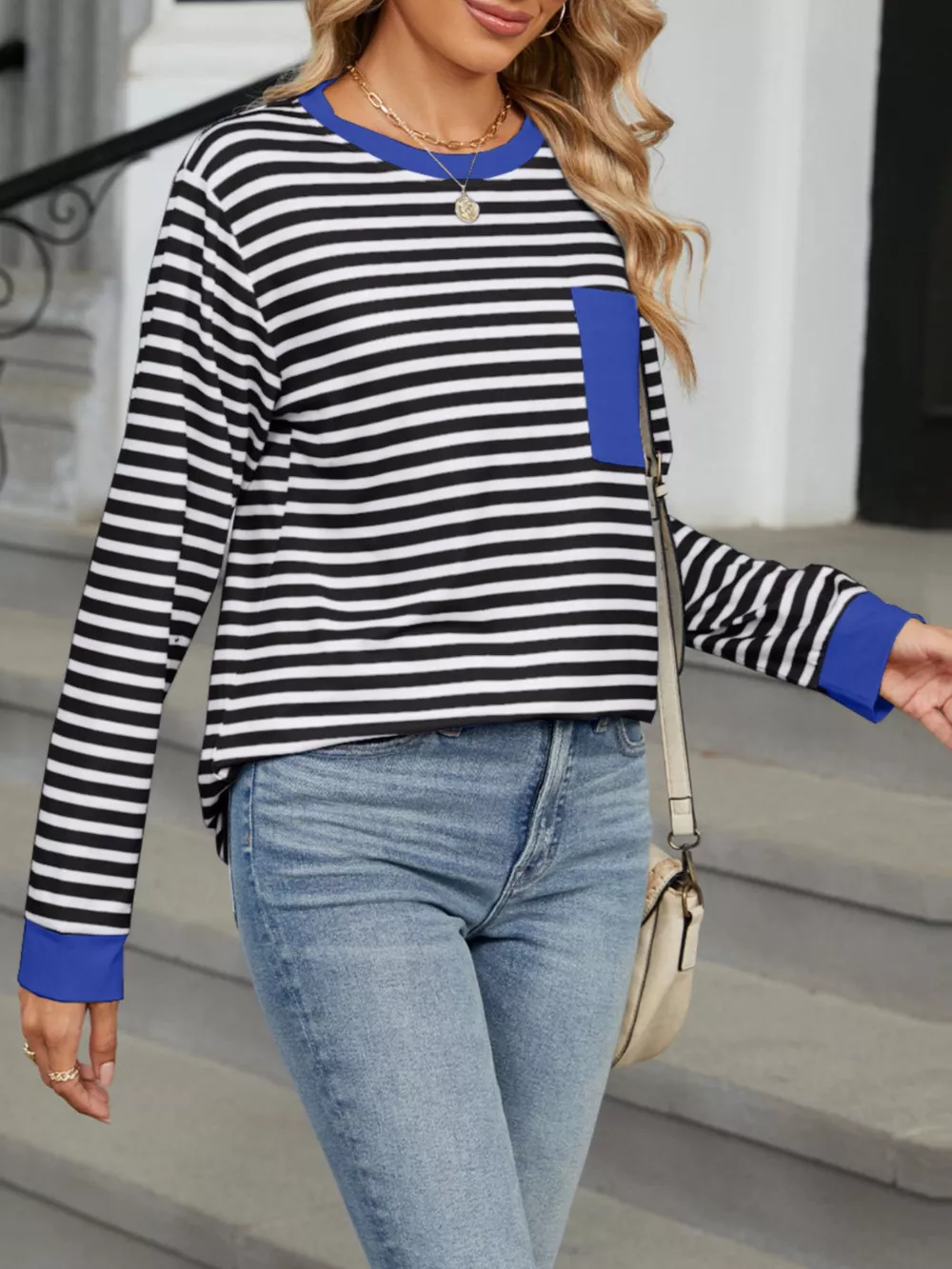 Striped Long Sleeve T-Shirt, image 2