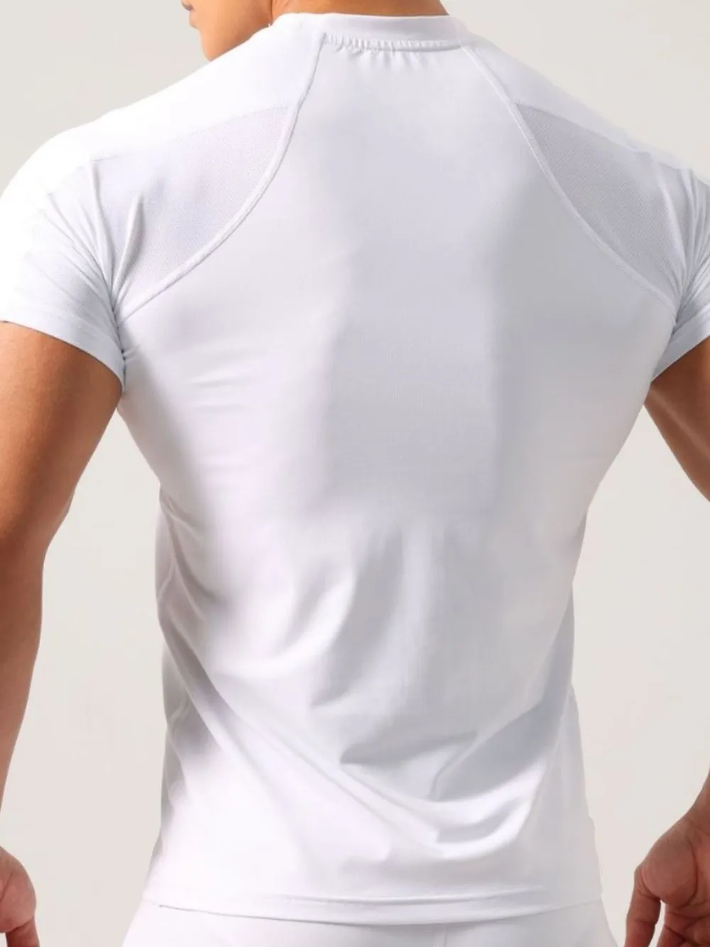 Men's Plus Size Round Neck Short Sleeve T-Shirt, image 4