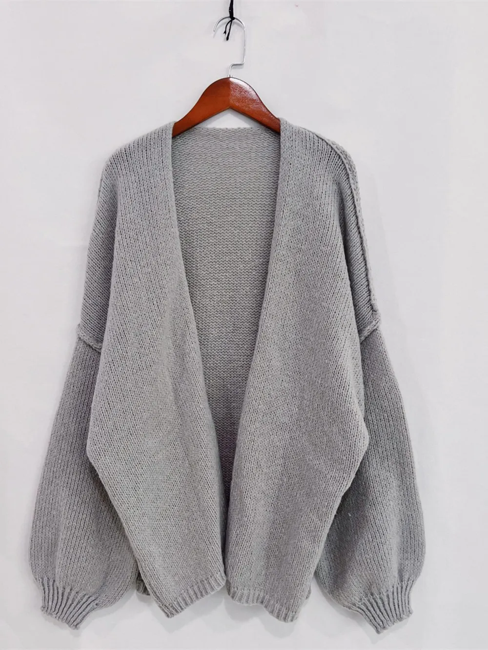 Open Front Dropped Shoulder Cardigan, image 15