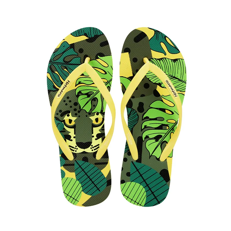 Tropical Print Summer Slippers, image 4