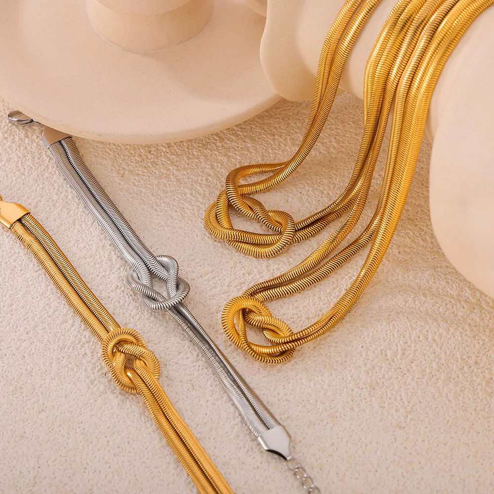 Titanium Steel Knot Bracelet, image 2