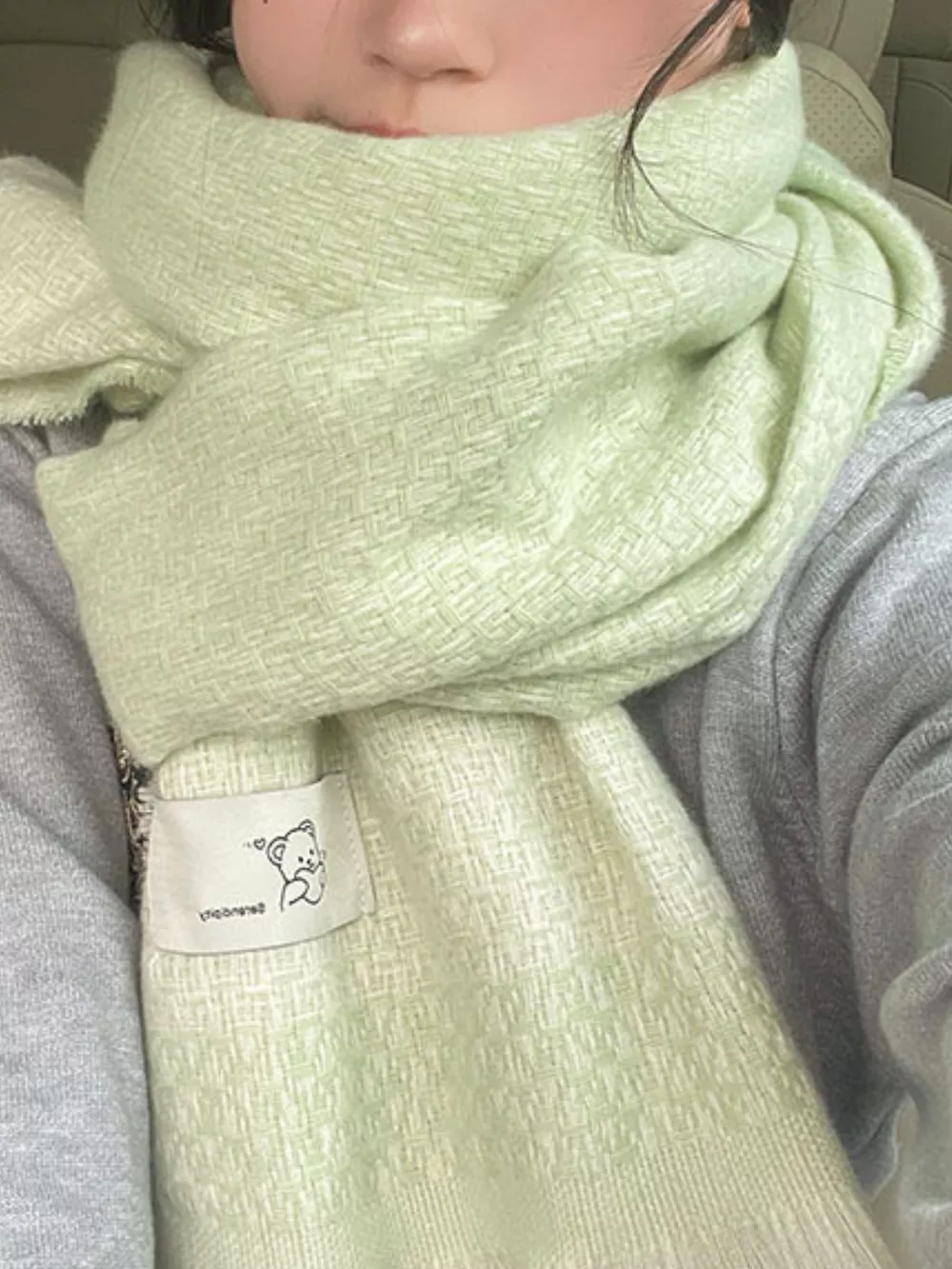 Raw Hem Scarf, image 4