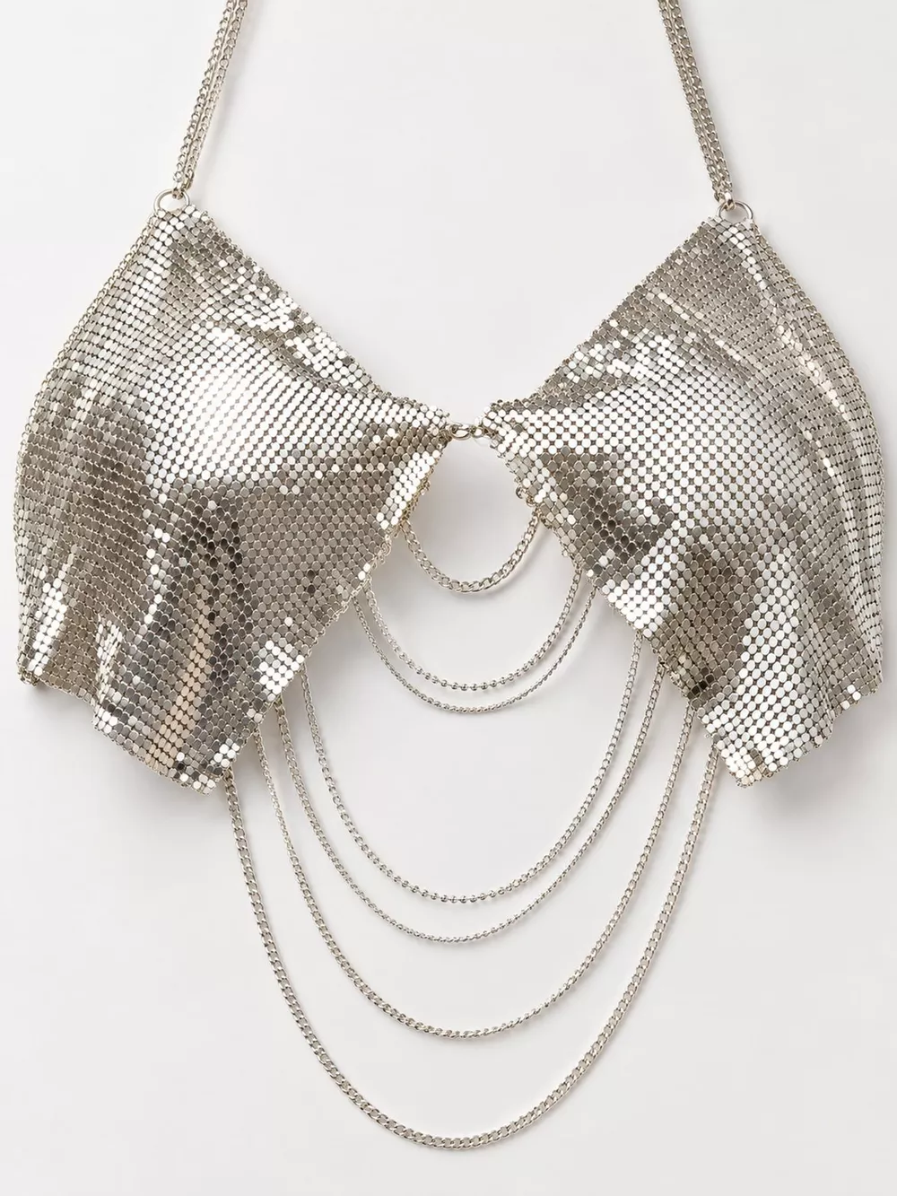 Metallic Chainmail Halter Cami Top, image 14