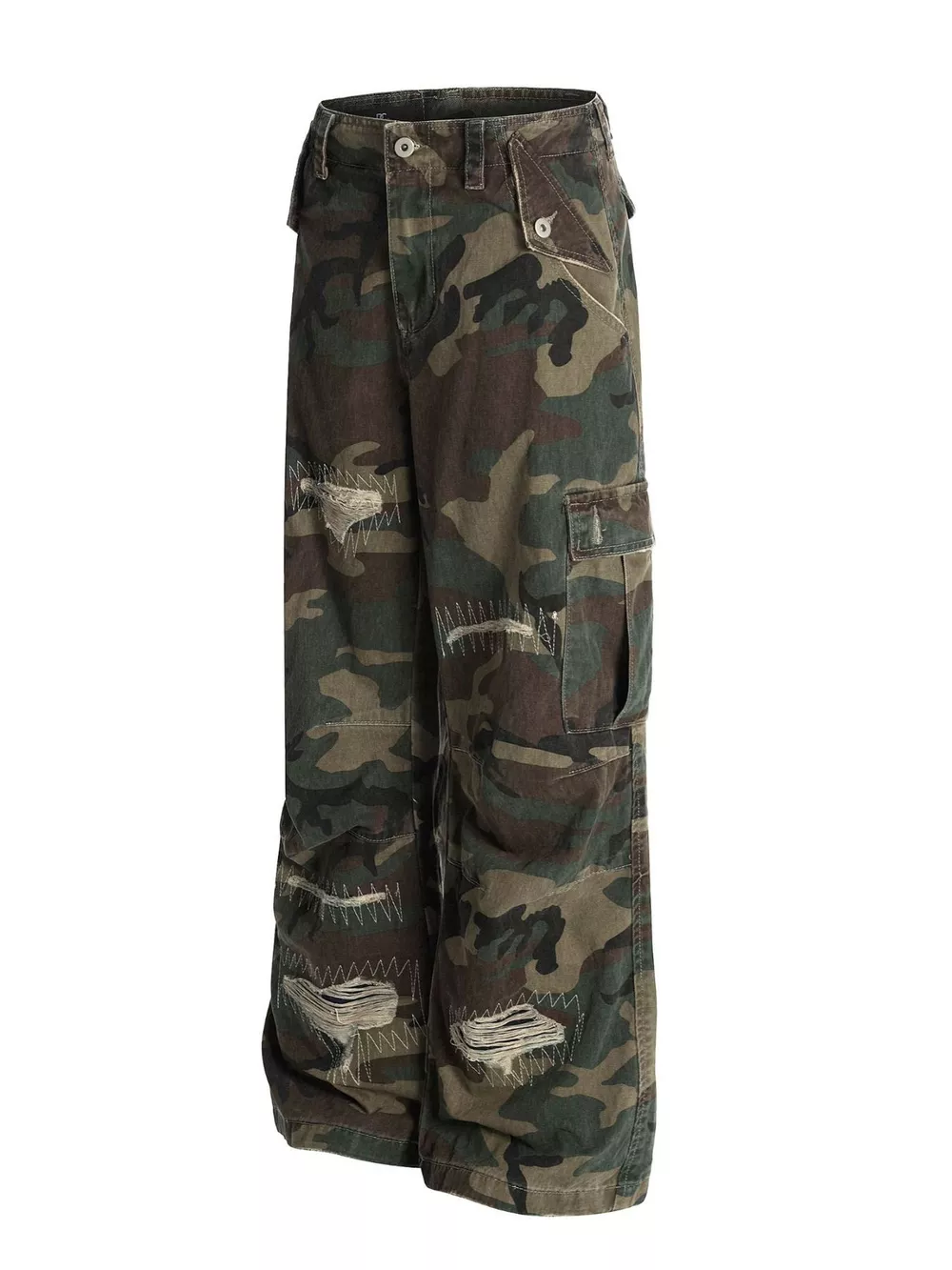 Men's Camouflage Cargo Pants, image 2