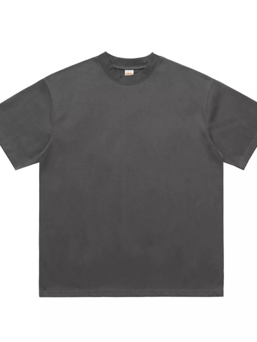 Men's Oversized Solid Color Crew Neck T-Shirt, image 14