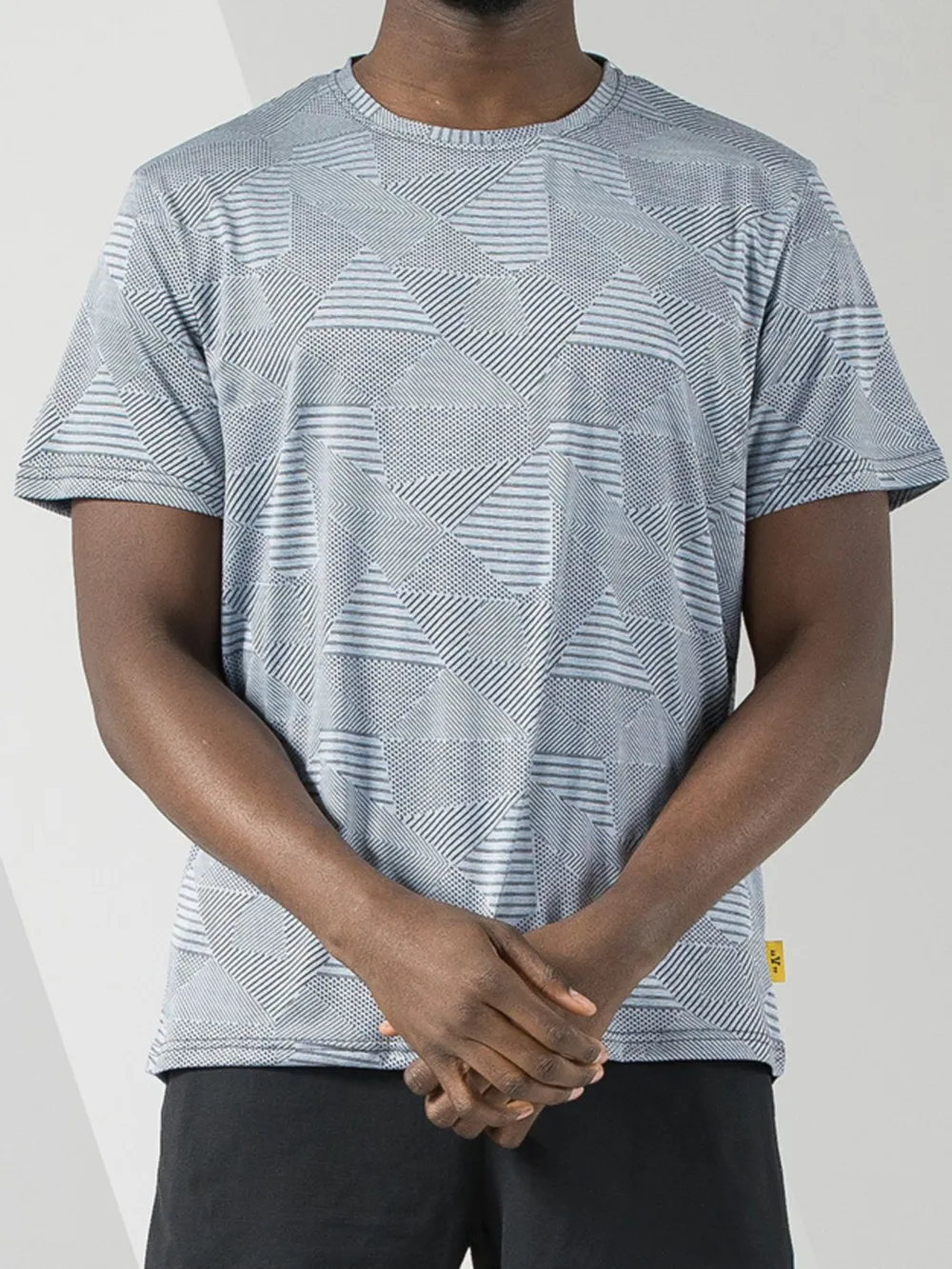 Men's Full Size Round Neck Short Sleeve Active T-Shirt Plus Size, image 4