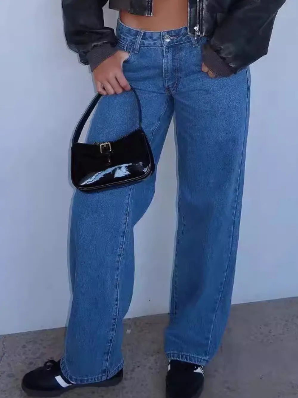 Wide Leg Jeans with Pockets, image 10