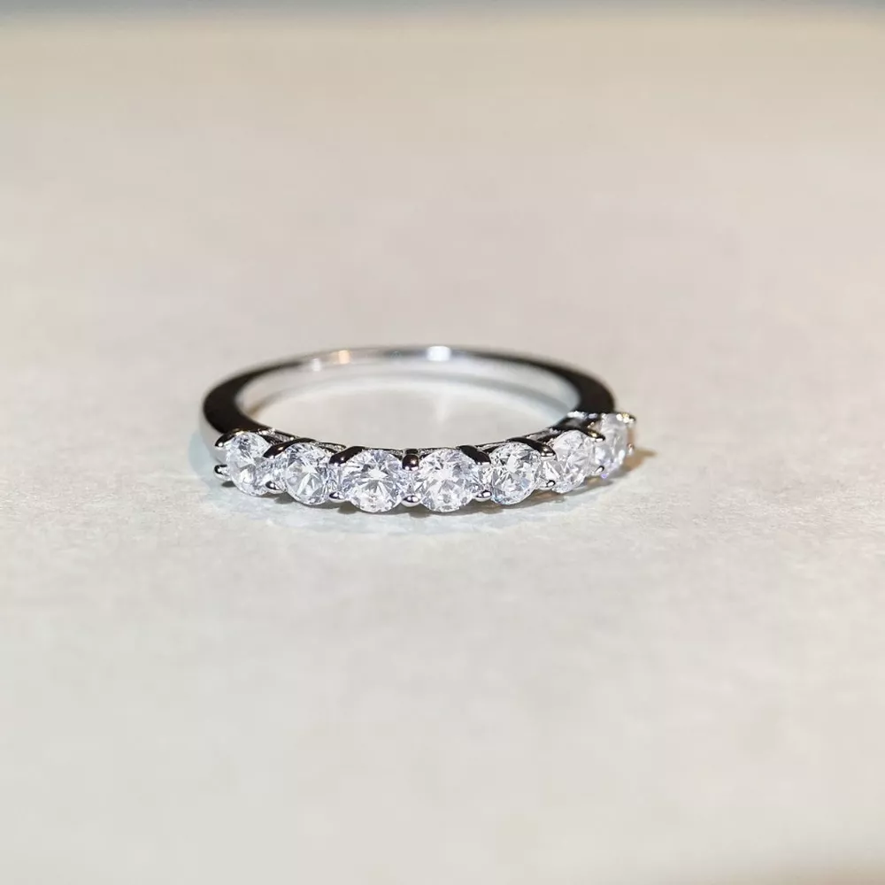 925 Sterling Silver Zircon Ring, image 2