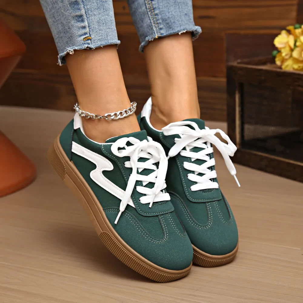 Lace Up Platform Sneakers, image 3