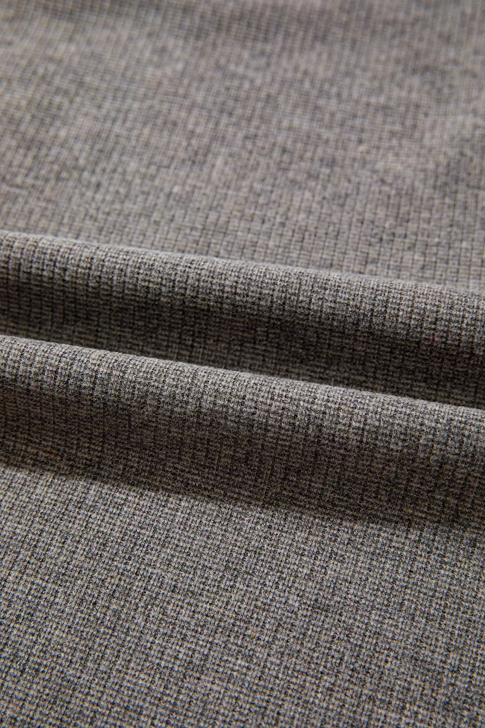 Solid Color Ribbed Lace Trim V-Neck Button Detail Long Sleeve Top, image 11
