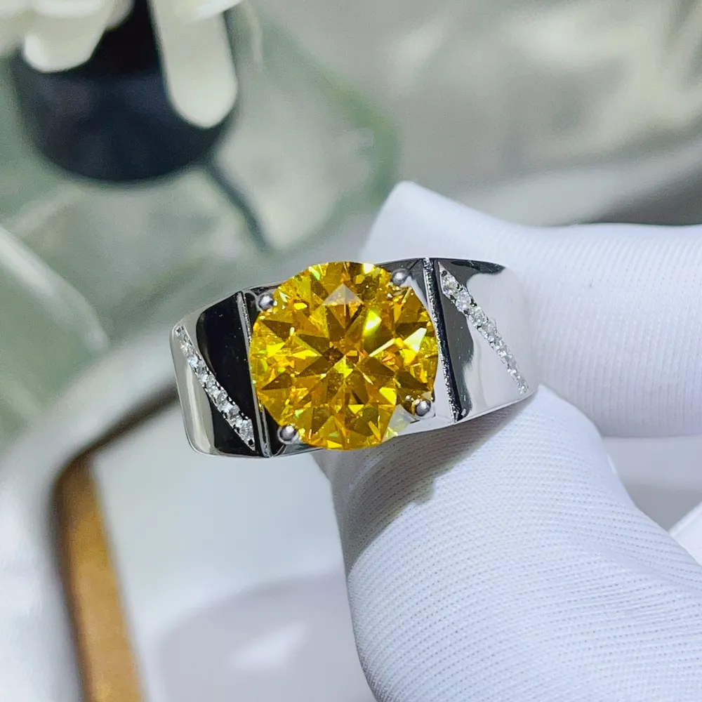 5 Carat Moissanite 925 Sterling Silver Ring, image 6
