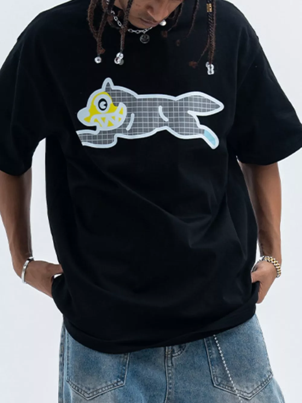 Men's Graphic Round Neck Relaxed Fit T-Shirt