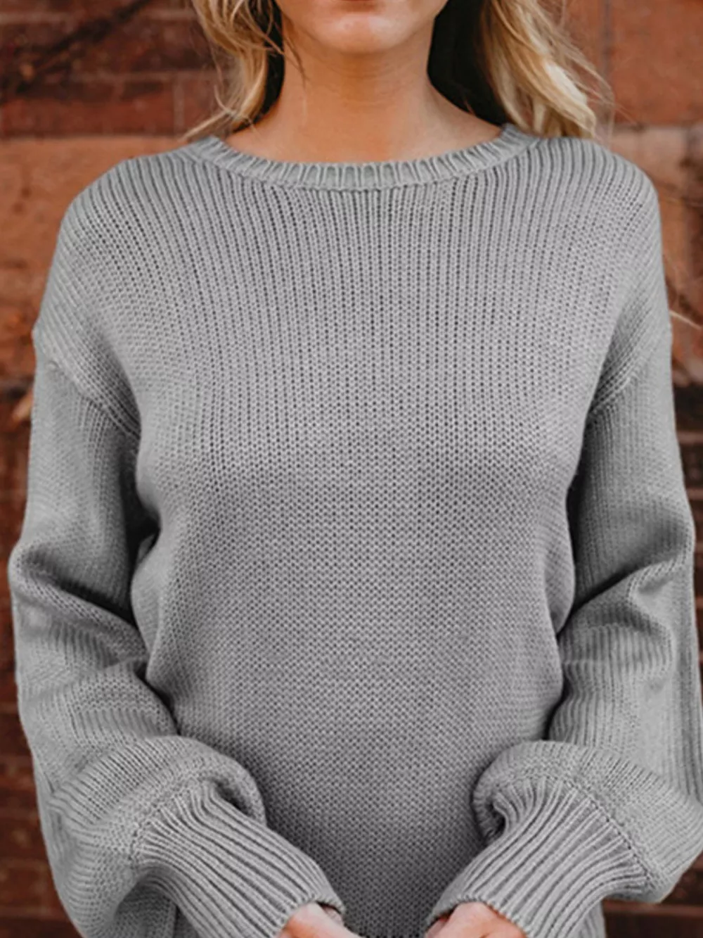 Tied Back Long Sleeve Sweater, image 10