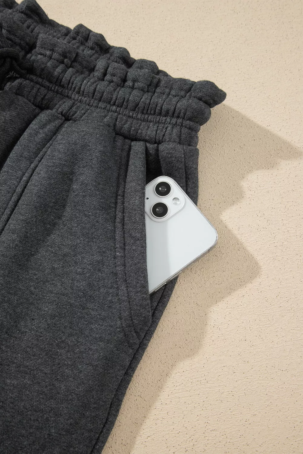 Crew Neck Long Sleeve Top and Joggers Set, image 12