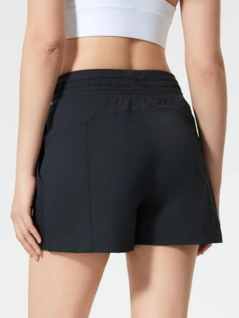 Drawstring Active Shorts with Pockets, image 5