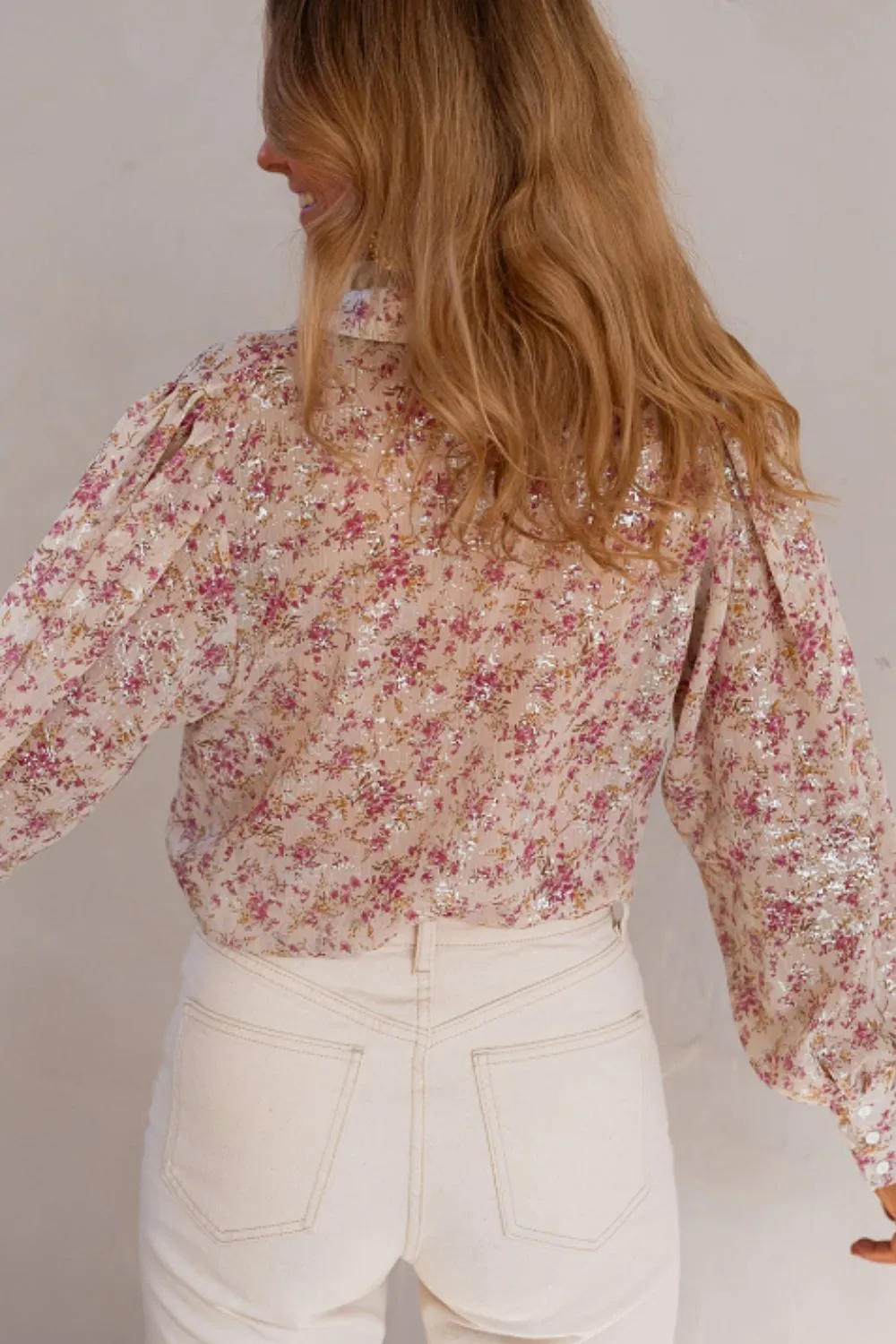 Printed Collared Neck Long Sleeve Shirt, image 11