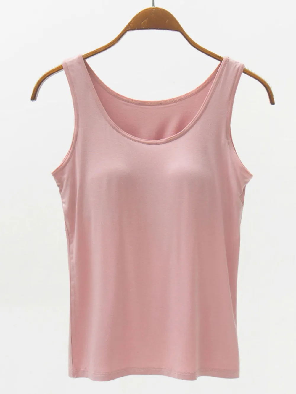 Full Size Wide Strap Modal Tank with Bra, image 4