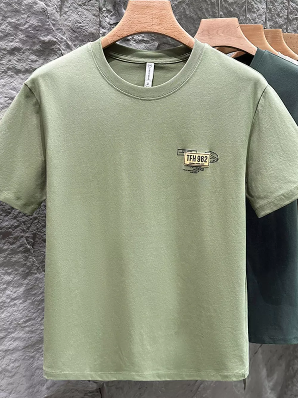 Men's Plus Size Round Neck Short Sleeve T-Shirt, image 7