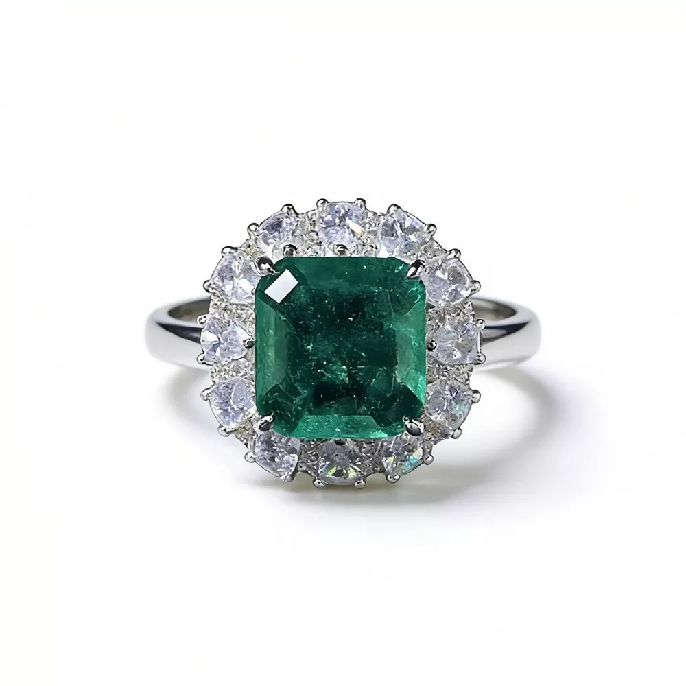 925 Sterling Silver Zircon Ring, image 8