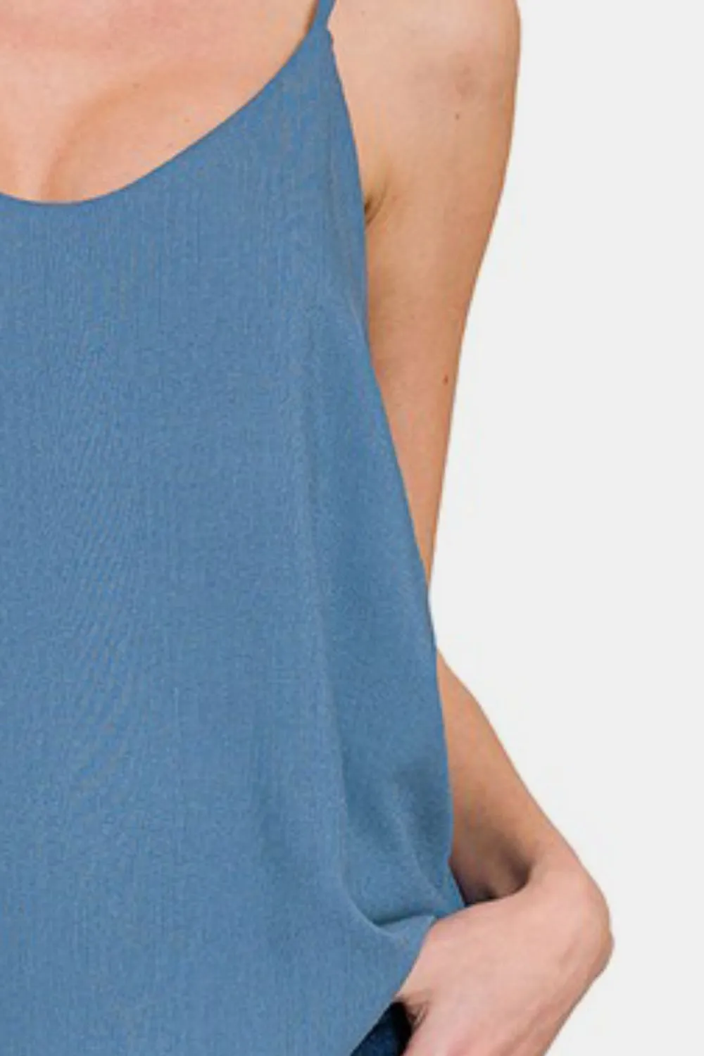Two Layered Spaghetti Strap Cami, image 3