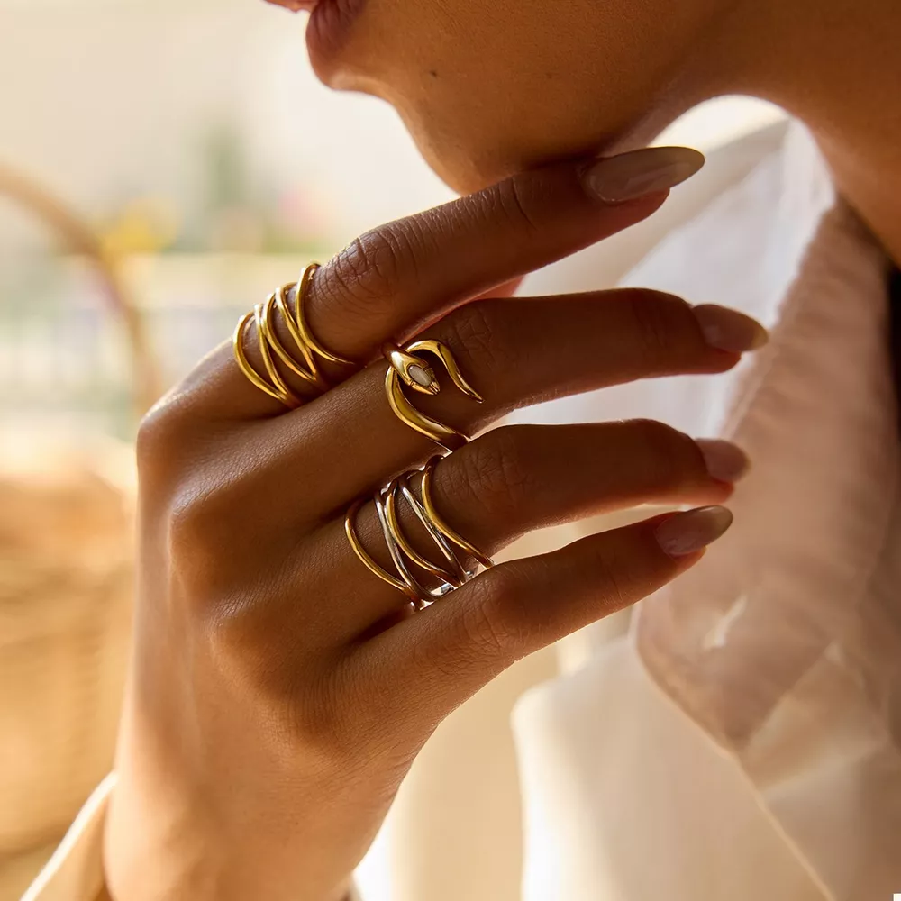 Two-Tone Open Ring, image 2