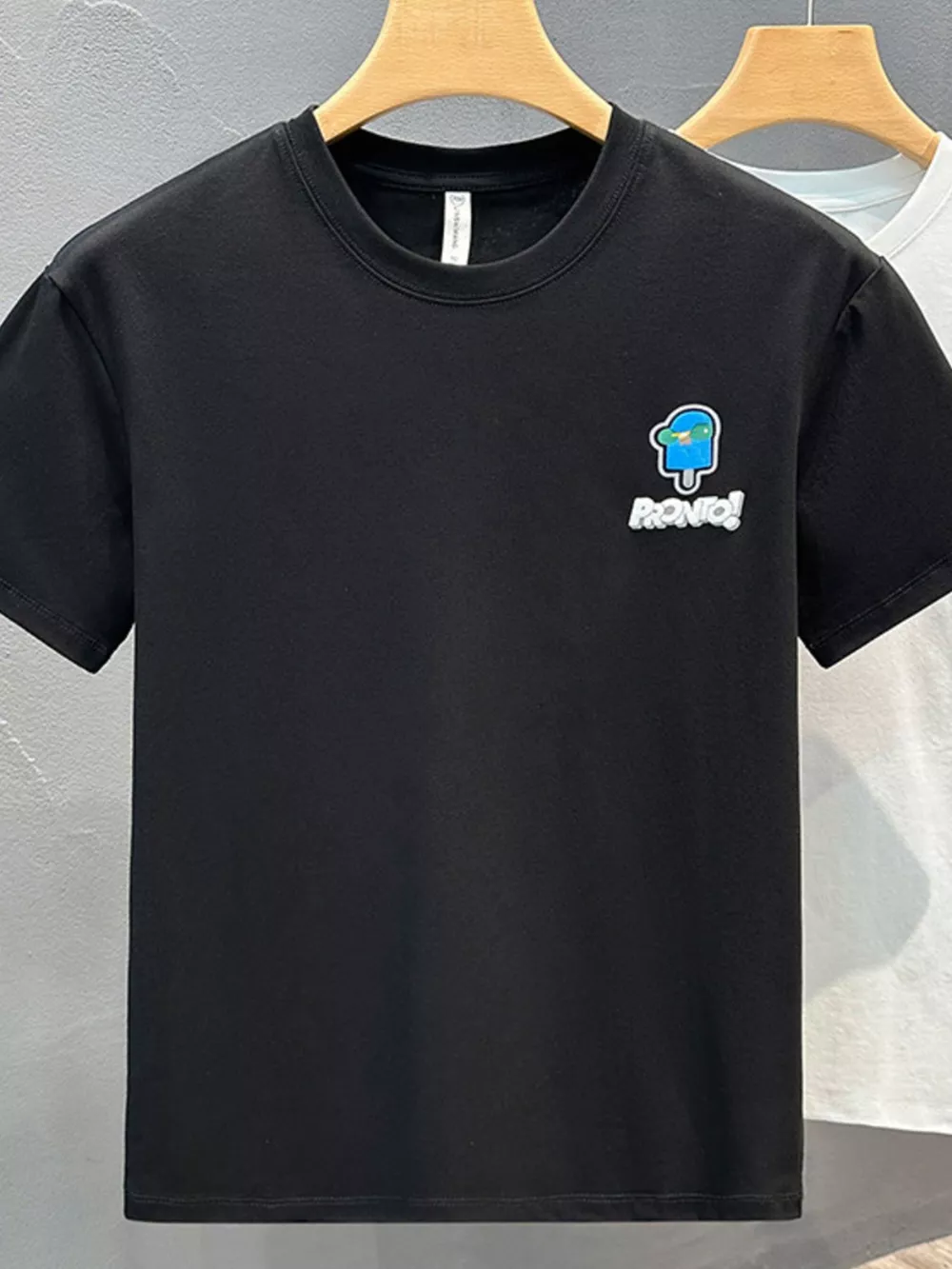 Men's Full Size Round Neck Graphic T-Shirt Plus Size, image 4