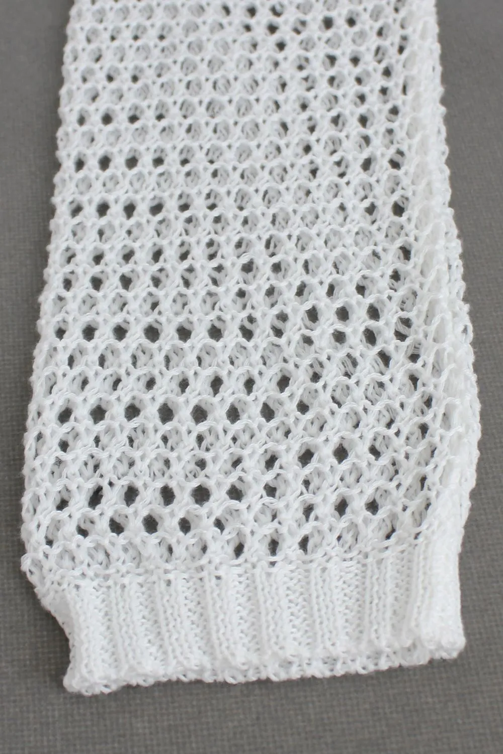 Twisted Backless Round Neck Knit Cover Up, image 4
