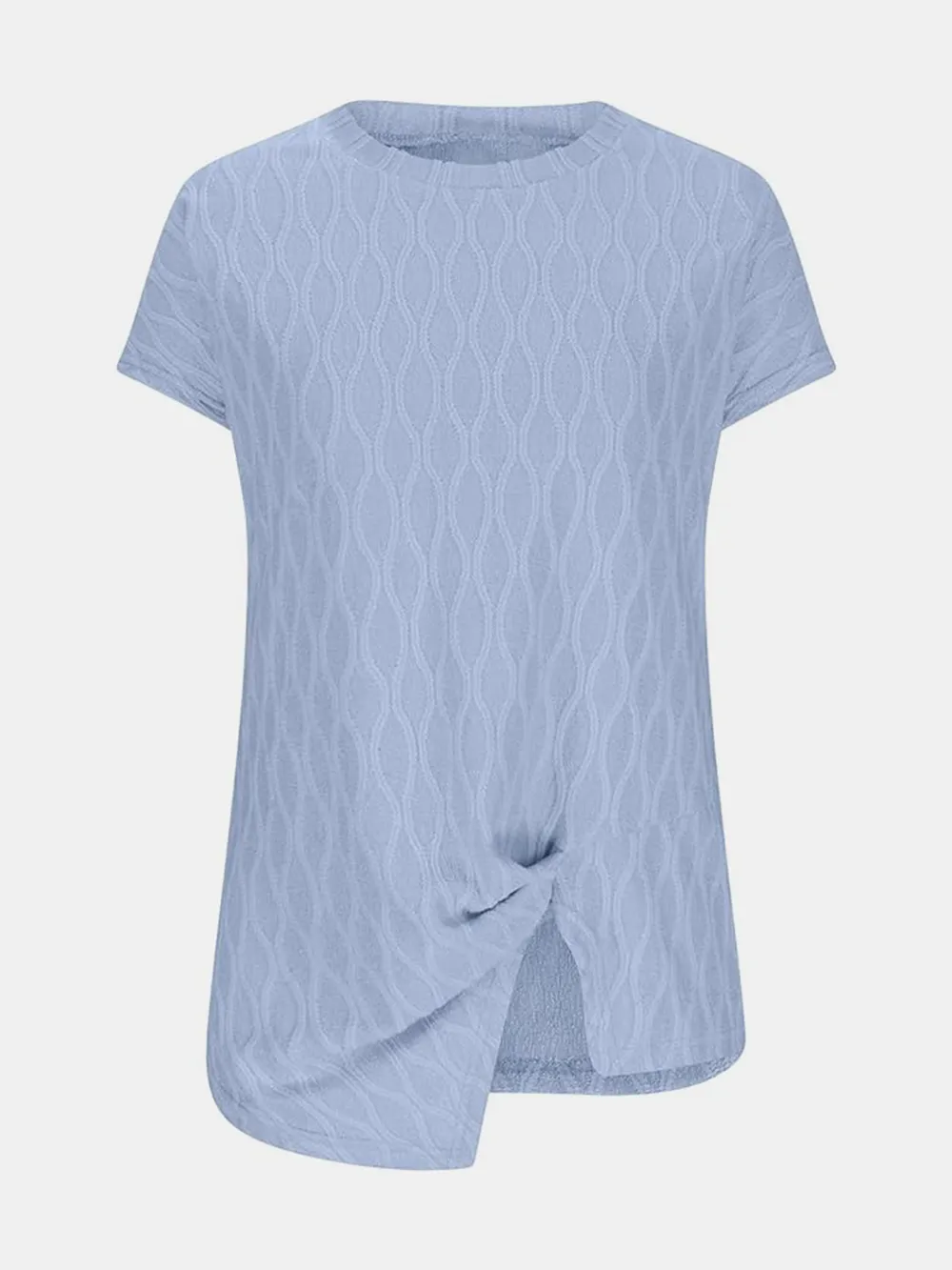 Full Size Round Neck Short Sleeve T-Shirt, image 8